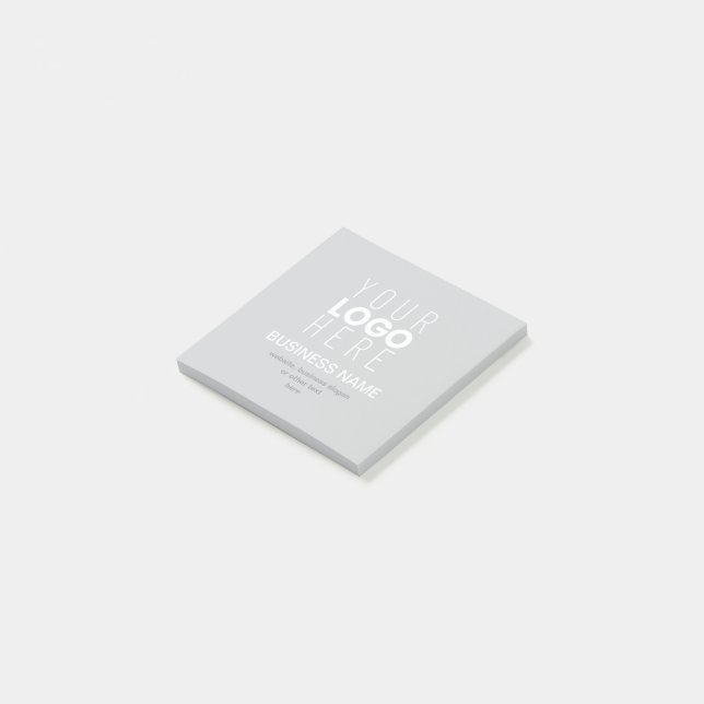 Post-it® Modèle promotionnel simple pour le logo de votre e (Incliné)