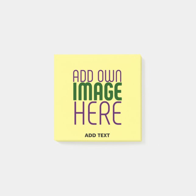 POST-IT® MODÈLE TEXTE MODERNE PASTEL JAUNE D'IMAGE (Devant)