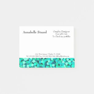Post-it® modèle turquoise