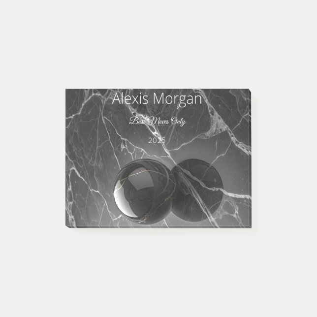 Post-it® Modern Minimalist Pink-Purple Border Template (Devant)