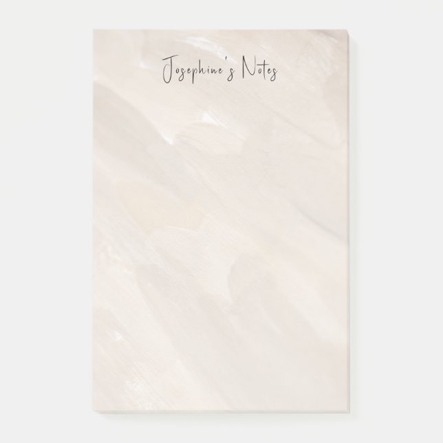 Post-it® Modern Neutral Gold Arrière - plan Ajouter un nom (Devant)