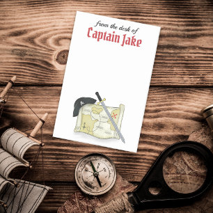 Post-it® Modern Pirate Old Map Buccaneer