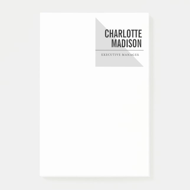 Post-it® Modern Simple Trendy Minimalist Plain (Devant)