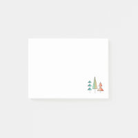 moderne arc-en-ciel arbres roses sarcelle simple m