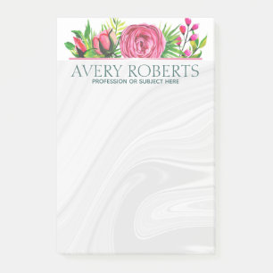 Post-it® Moderne Floral Luxe aquarelle Classy
