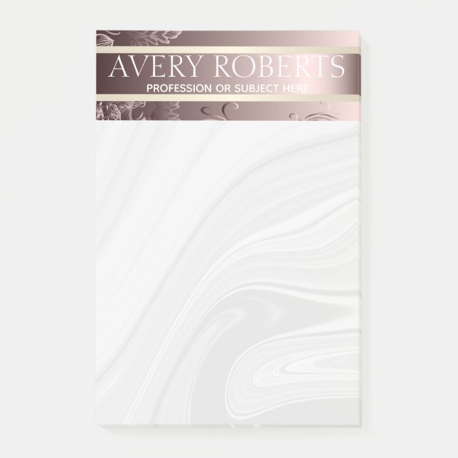 Post-it® Moderne Floral Luxury Sparkle Classic (Devant)
