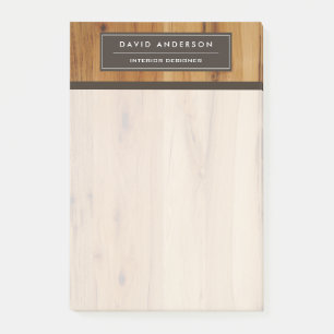 Post-it® Moderne, le grain de bois et l'apparence classique