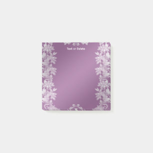 Post-it® Moderne Lilac Floral Post it Notes