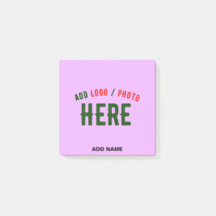 POST-IT® MODERNE MODERNE PERSONNALISABLE MAUVE VÉRIFIÉE MAR