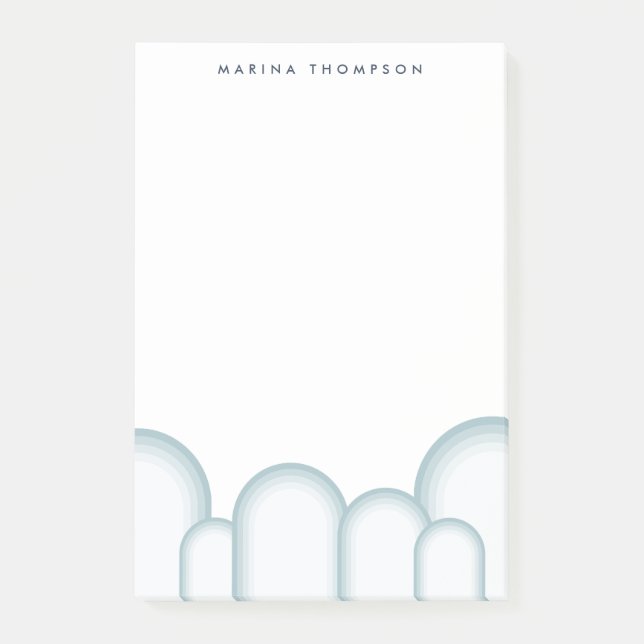 Post-it® Moderne Pastel Sage Green Retro Vintage (Devant)