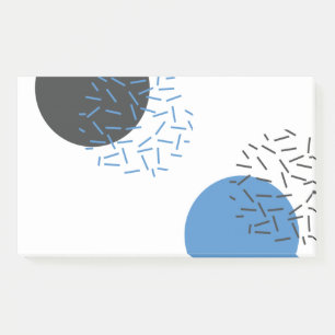 Post-it® Moderne, simple, cool, abstrait, motif graphique