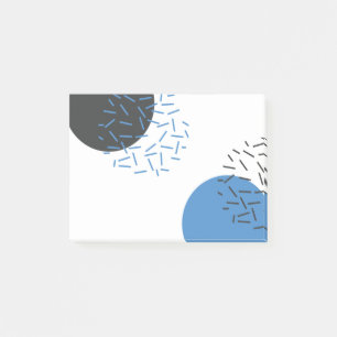 Post-it® Moderne, simple, cool, abstrait, motif graphique