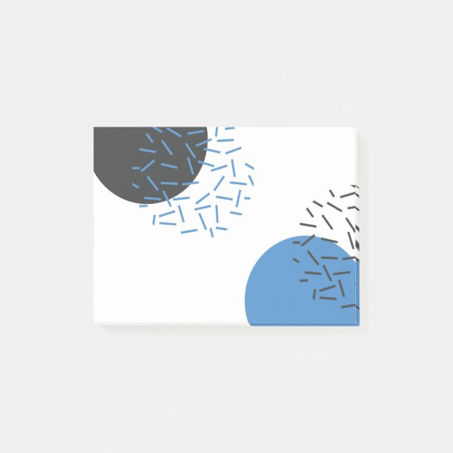 Post-it® Moderne, simple, cool, abstrait, motif graphique (Devant)