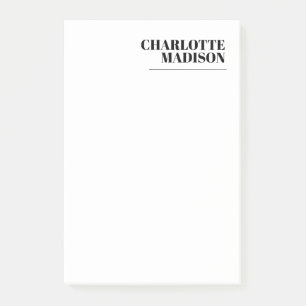Post-it® Moderne Simple Tendance Minimaliste Simple