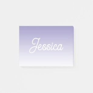 Post-it® (Modifiable) Ombre couleur violet clair et votre t