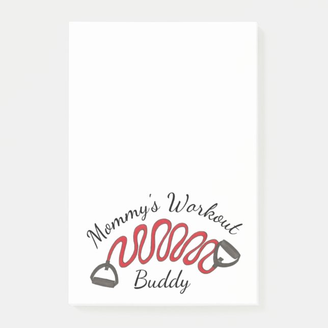Post-it® Mommy's Workout Buddy Exercise Resistance Band (Devant)