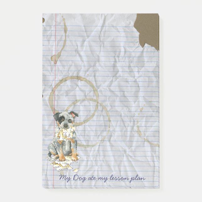 Post-it® Mon ACD a mangé mon plan de cours (Devant)