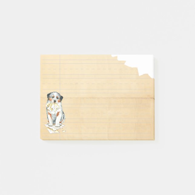 Post-it® Mon Australien a mangé mon travail (Devant)