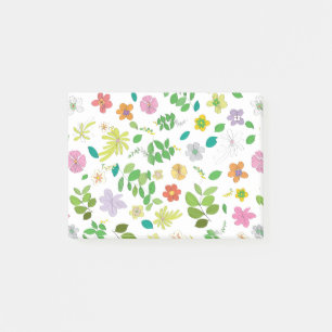 Post-it® Mon design de fleurs 6