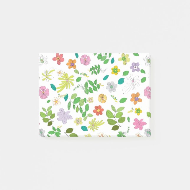 Post-it® Mon dessin de fleurs 6 (Devant)