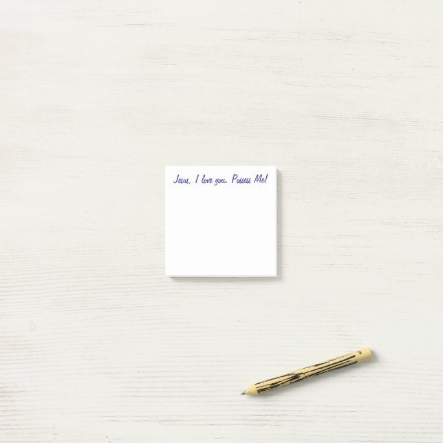 Post-it® Mon Dieu, je t'aime Post-its (Sur un bureau)