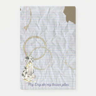 Post-it® Mon grand Danois a mangé mon plan de leçon