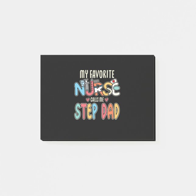 Post-it® Mon Infirmière Préférée M'Appelle Pas Papa (Devant)