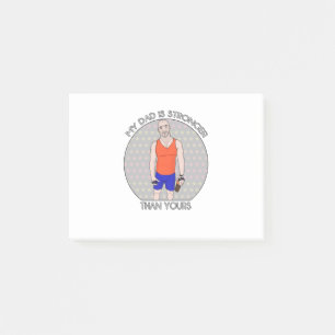 Post-it® Mon Papa Est Plus Fort Que Le Vôtre