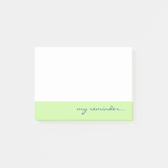 Post-it® Mon rappel Bordure verte (Devant)