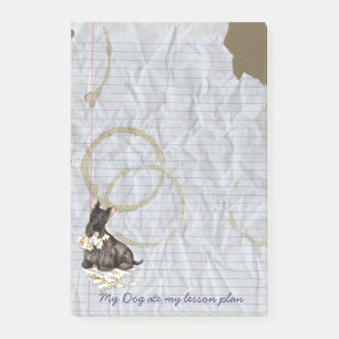 Post-it® Mon Scottie a mangé mon plan de cours