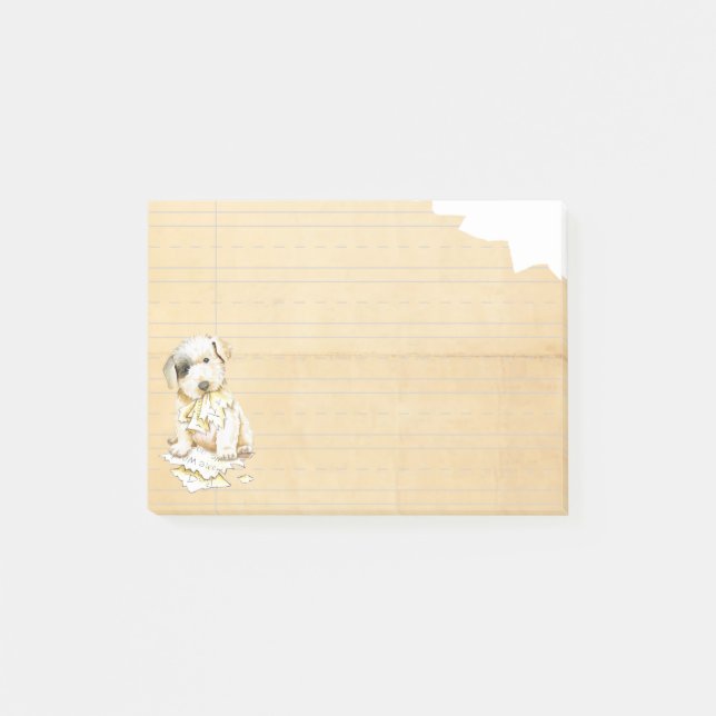 Post-it® Mon Sealyham Terrier A Mangé Mes Devoirs (Devant)