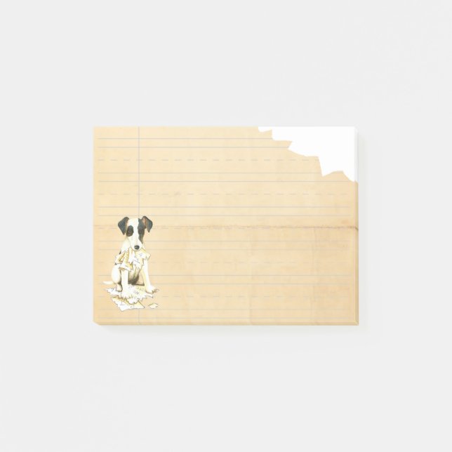 Post-it® Mon Terrier Fumé Renard Ate Ma Maison (Devant)