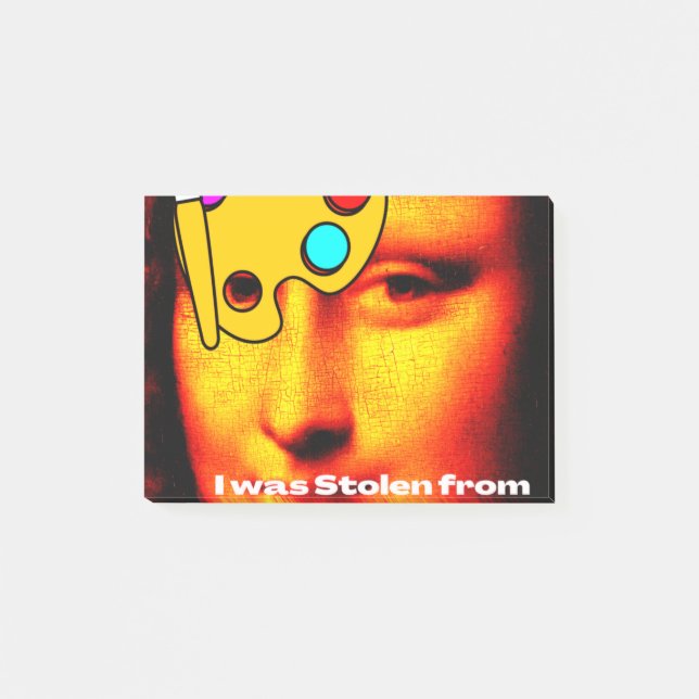 Post-it® mona lisa painting story (Devant)