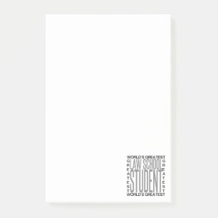 Post-it® Monde meilleur étudiant de droit