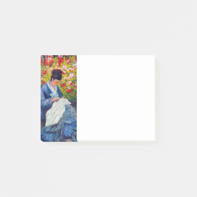 Post-it® Monet mère et enfant dans le jardin (Devant)