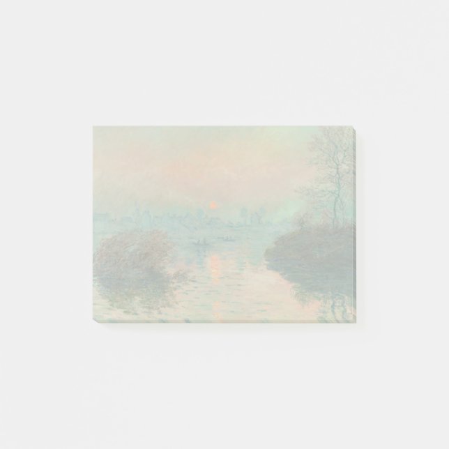 Post-it® Monet Sunset Seine Beaux-Art Impressionnisme (Devant)