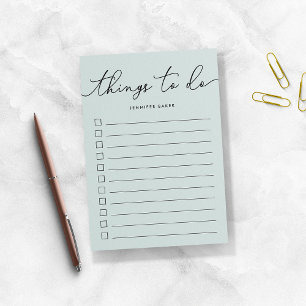 Post-it® Monnaie Lettré les choses à faire