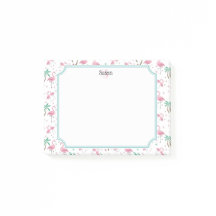 Monogramme atomique de style de Flamants roses et