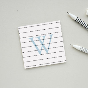 Post-it® Monogramme bleu colombe