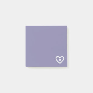 Post-it® Monogramme cardiaque mou initial