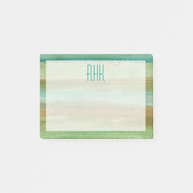 Post-it® Monogramme | Champs au printemps I (Devant)