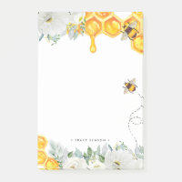 Monogramme d'abeille floral peigne personnalisée