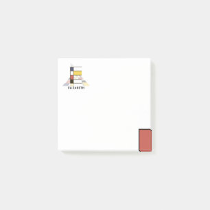 Post-it® Monogramme d'art moderne unique. Lettre E