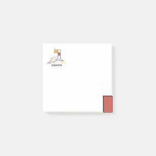 Post-it® Monogramme d'art moderne unique. Lettre J