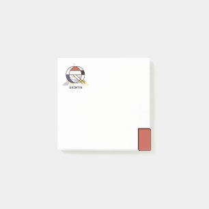 Post-it® Monogramme d'art moderne unique. Lettre Q