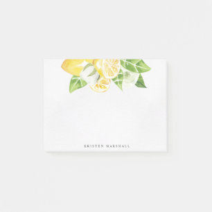 Post-it® monogramme de citrus citron post-it notes
