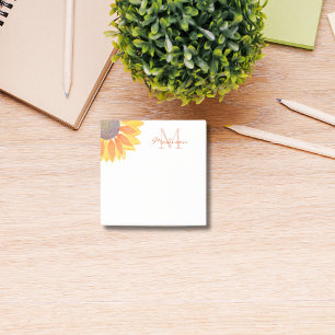 Post-it® Monogramme de tournesol