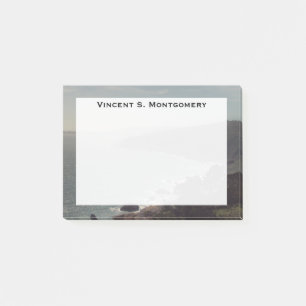 Post-it® Monogramme Eau d'océan bleu, Montagnes Rocheuses g