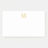 Monogramme et nom d'or personnalisé