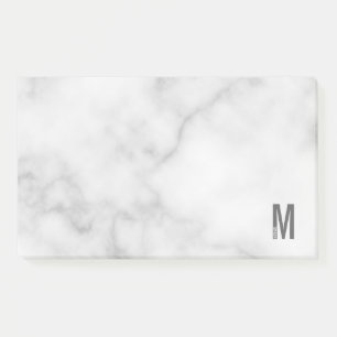Post-it® Monogramme et nom personnalisés modernes